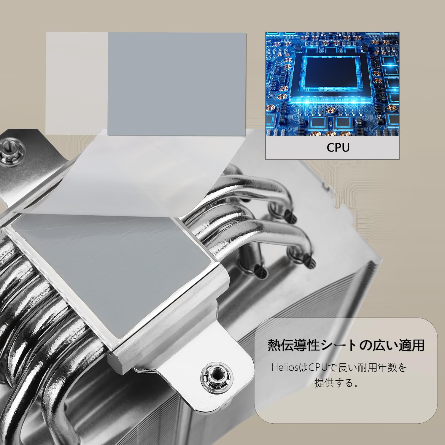 THERMALRIGHT CPUクーラー 相変化グリス まとめ売り Amazon | THERMALRIGHT Heilos CPU / GPUに適した30 * 40 * 0.2mm